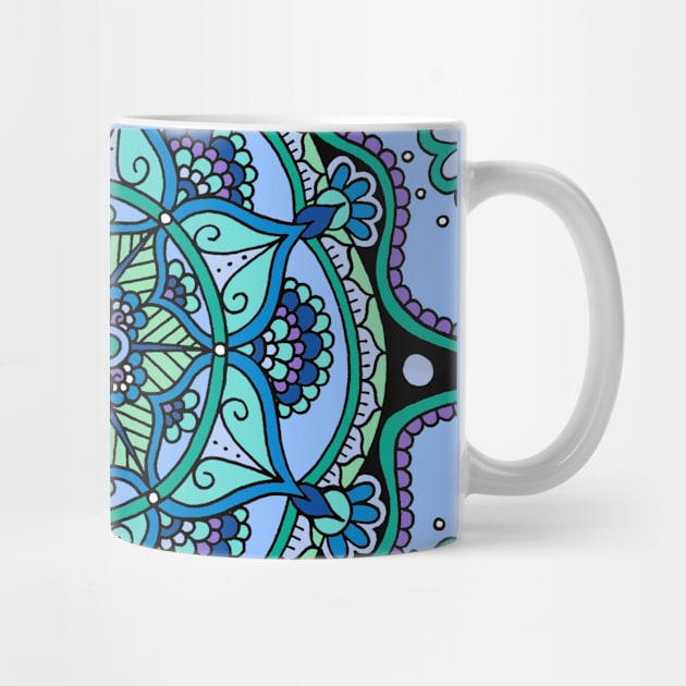 Blue Mandala by HLeslie Design